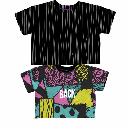Adult + Kids  - Oversized + Extra Length Jack Stripes + Sally Back Bamboo Boxy Shirt!