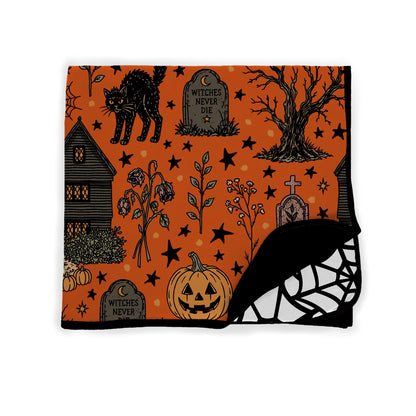 Bury me in Salem witchy moments Bamboo blankets! Bewitched! Quilted 2.5 Tog Bamboo Blanket! 3 Sizes! Bat Shaped Mini, Toddler, Adult!