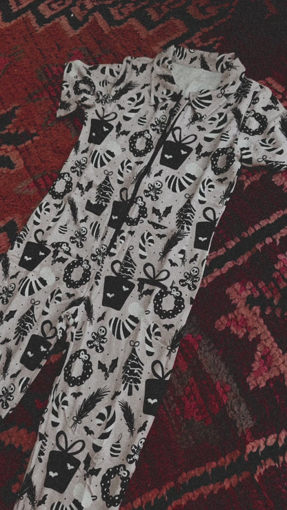 Kids:  NEW Rebel without a Claus Christmas Tie Dye Grunge 1960s Mechanic Suit!