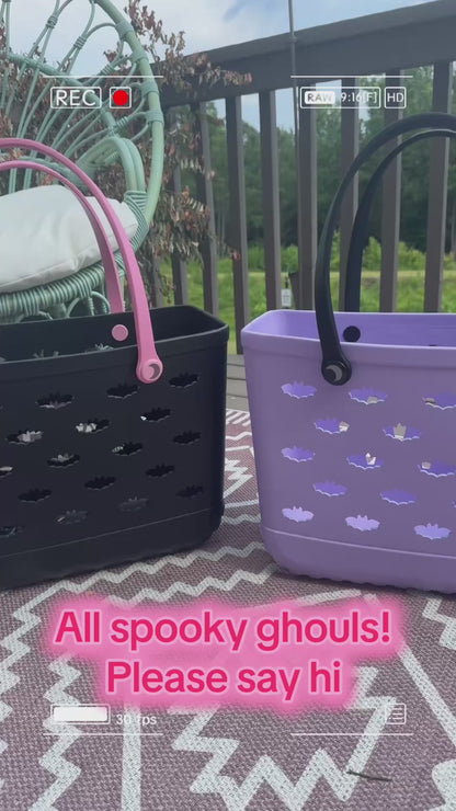 The Lavender Coffin + Batty Summerween Hag EVA Bag!  Burton Shoulder Strap! Waterproof!