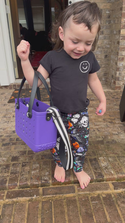 HALLOWEEN! Limited Edition NightSky + Moonphases Purple Hag Bag! Witchy + Magical!  Crossbody Strap!